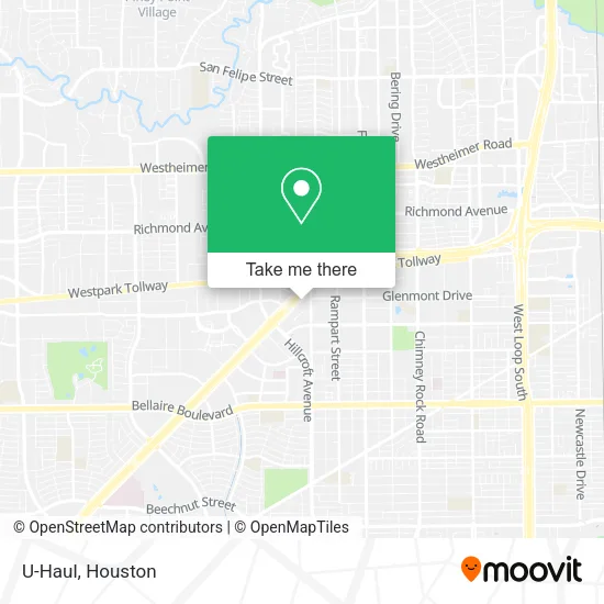 U-Haul map