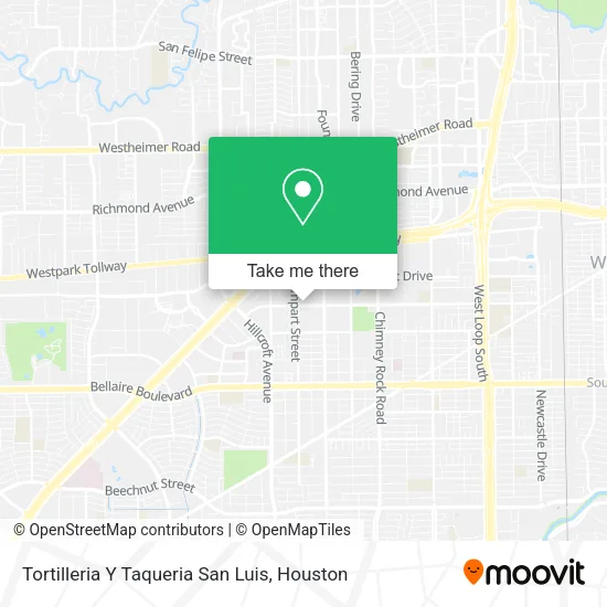 Tortilleria Y Taqueria San Luis map