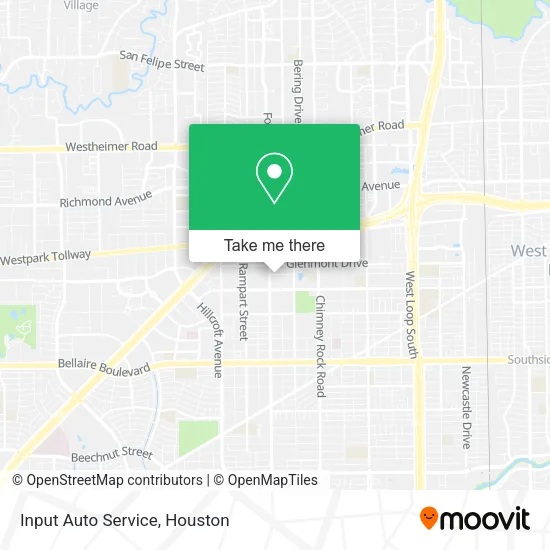Input Auto Service map