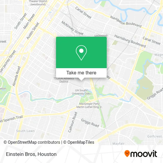 Einstein Bros map