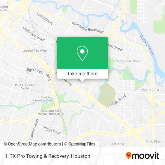 Mapa de HTX Pro Towing & Recovery
