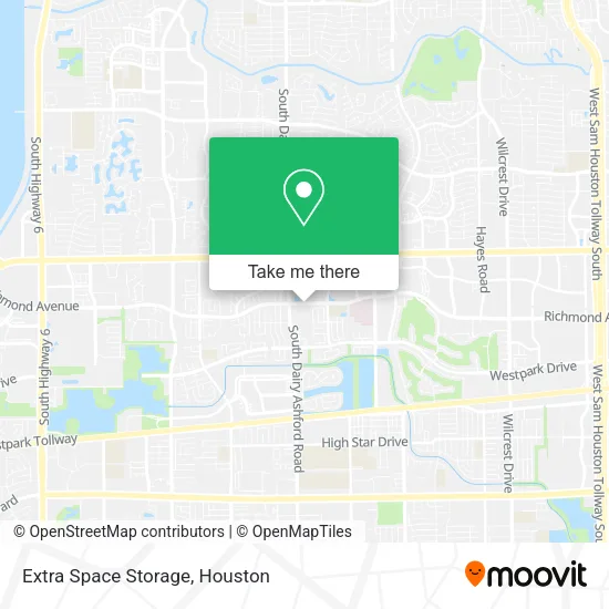 Mapa de Extra Space Storage