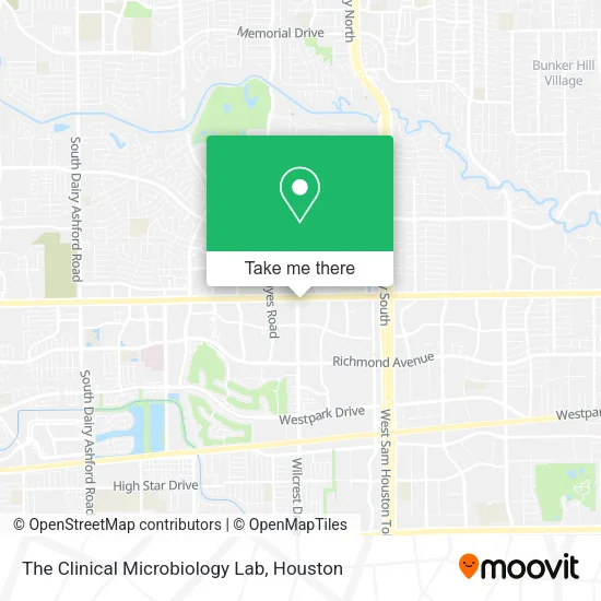 Mapa de The Clinical Microbiology Lab