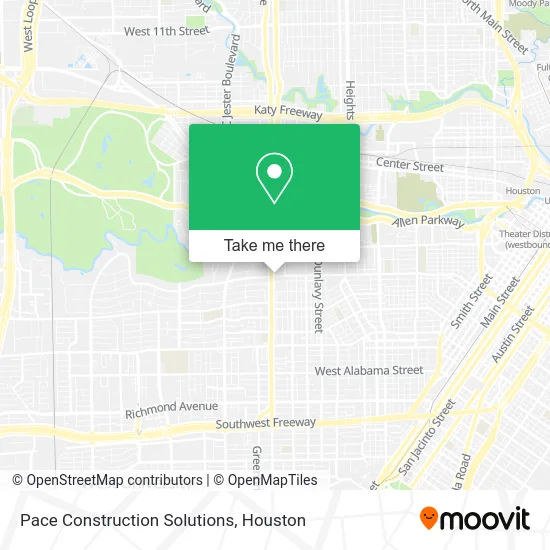 Pace Construction Solutions map