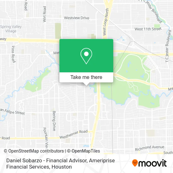 Mapa de Daniel Sobarzo - Financial Advisor, Ameriprise Financial Services