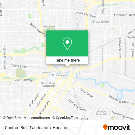 Custom Built Fabricators map