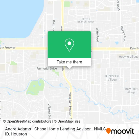 Andre Adams - Chase Home Lending Advisor - NMLS ID map