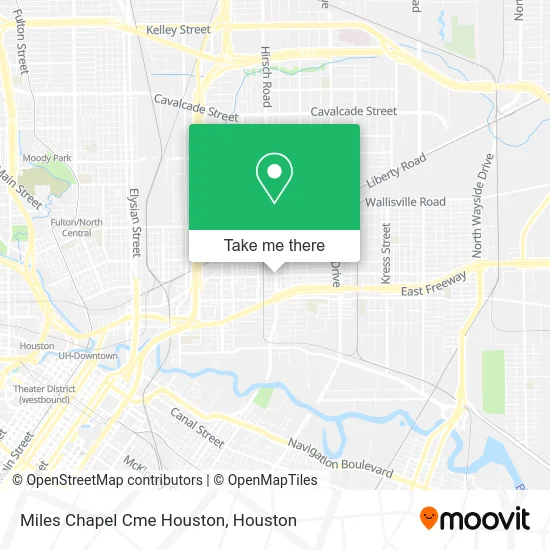 Miles Chapel Cme Houston map