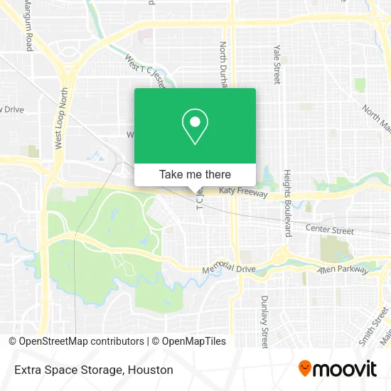 Extra Space Storage map