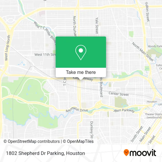 1802 Shepherd Dr Parking map