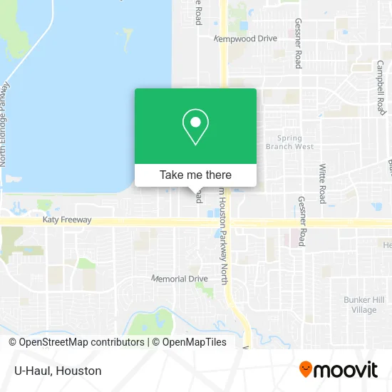 U-Haul map
