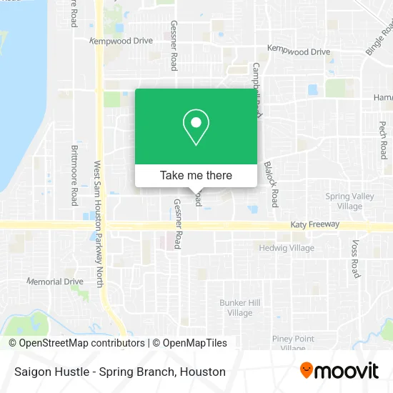 Saigon Hustle - Spring Branch map