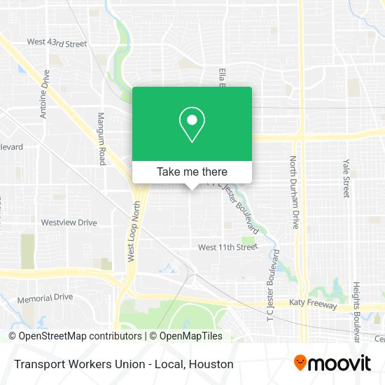 Transport Workers Union - Local map