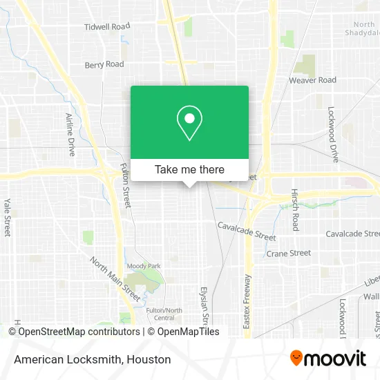 American Locksmith map