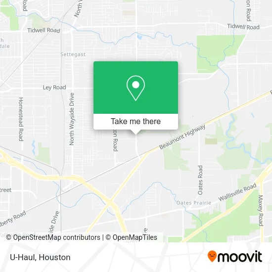 U-Haul map