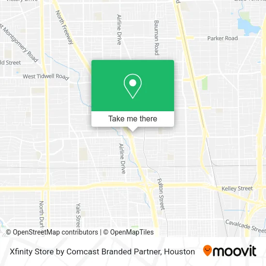 Xfinity Store by Comcast Branded Partner map