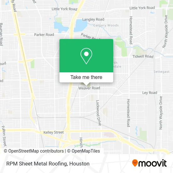 RPM Sheet Metal Roofing map