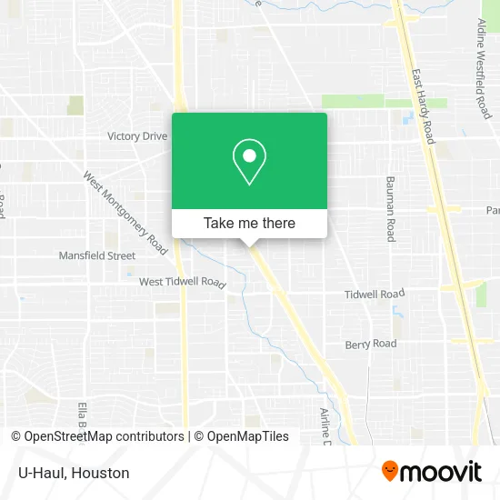 U-Haul map
