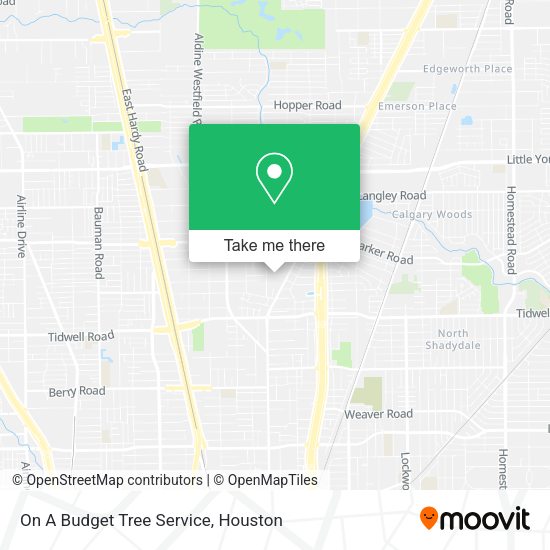 On A Budget Tree Service map