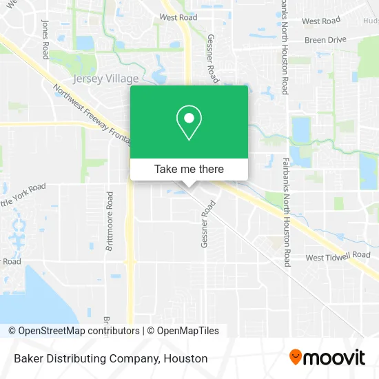 Mapa de Baker Distributing Company