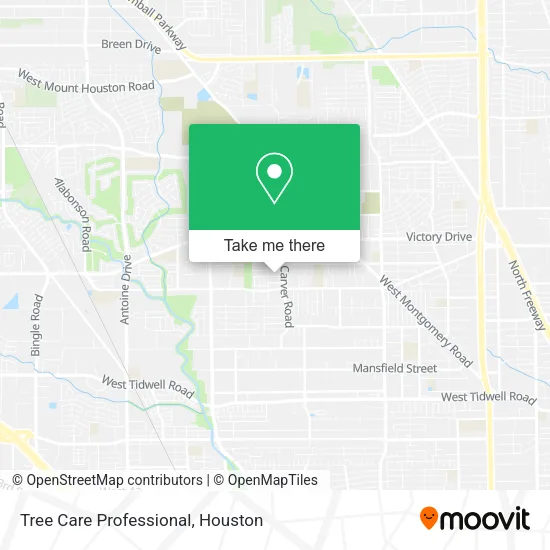 Tree Care Professional map