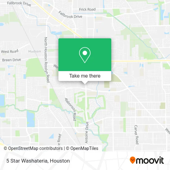 5 Star Washateria map