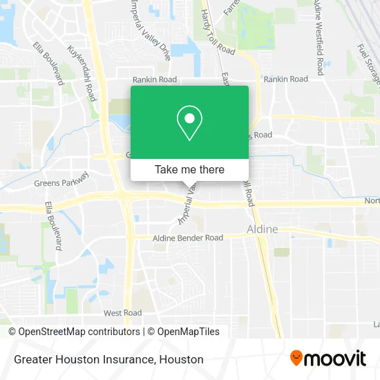 Greater Houston Insurance map