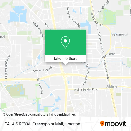 PALAIS ROYAL-Greenspoint Mall map