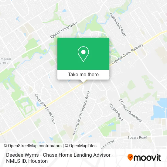 Deedee Wyms - Chase Home Lending Advisor - NMLS ID map