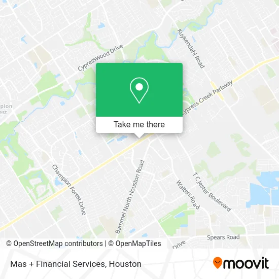 Mas + Financial Services map