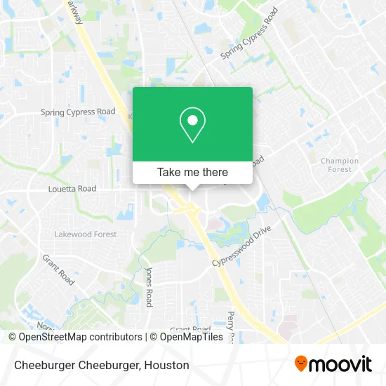 Mapa de Cheeburger Cheeburger