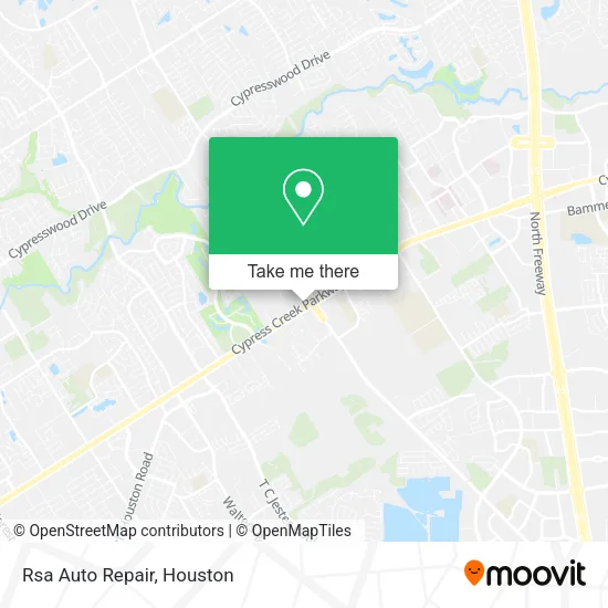 Rsa Auto Repair map