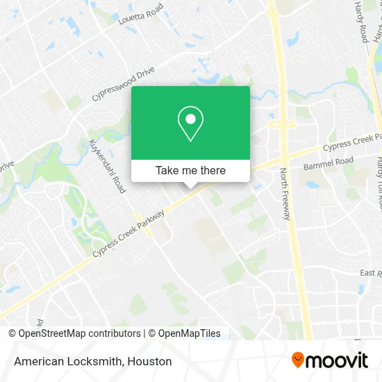 American Locksmith map