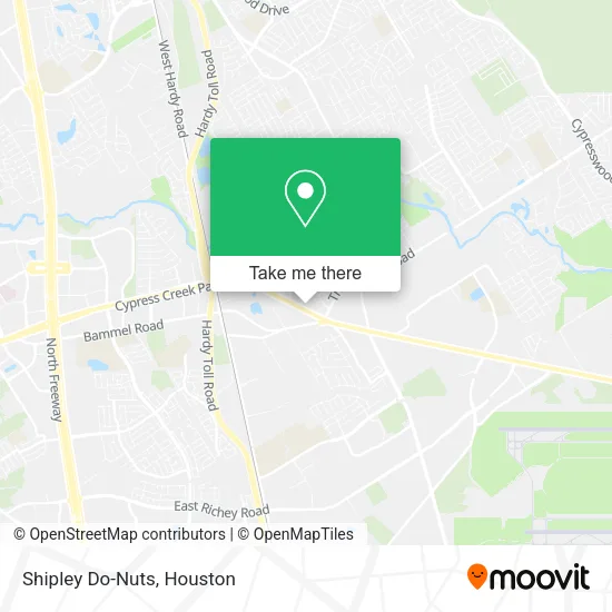 Shipley Do-Nuts map