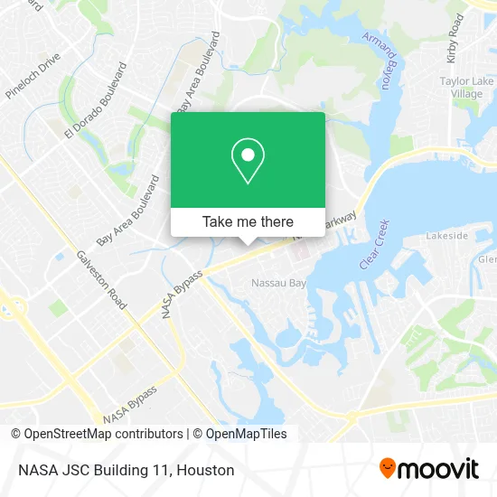 NASA JSC Building 11 map