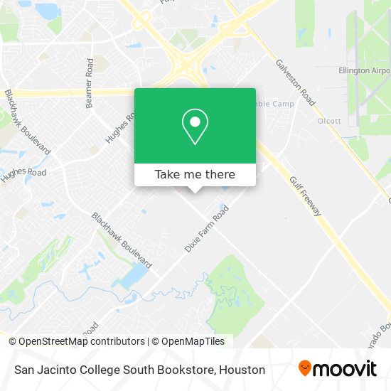 San Jacinto South Campus Map How To Get To San Jacinto College South Bookstore In Houston By Bus?