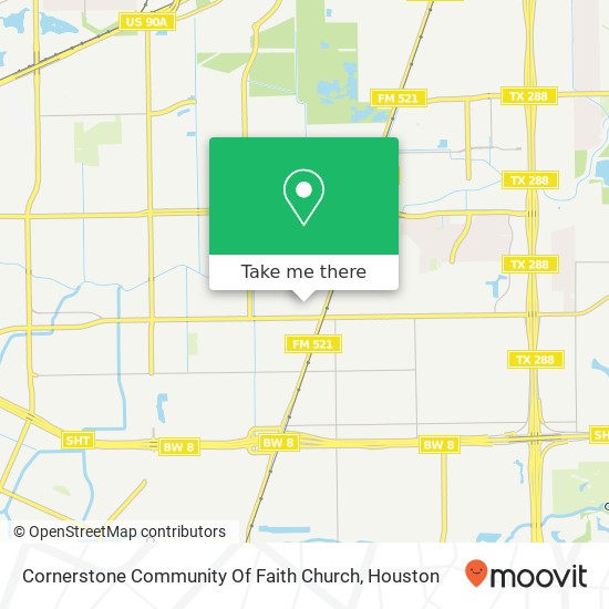 Cornerstone Community Of Faith Church map