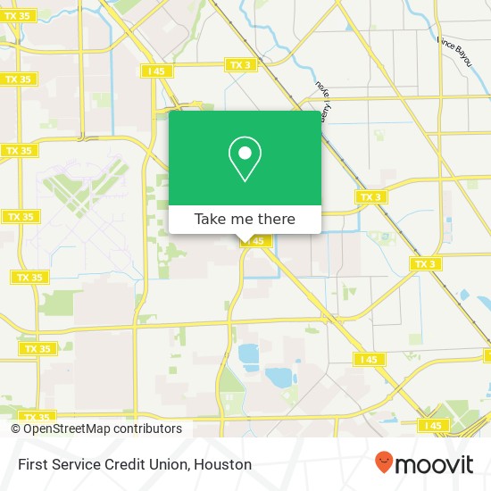 First Service Credit Union map