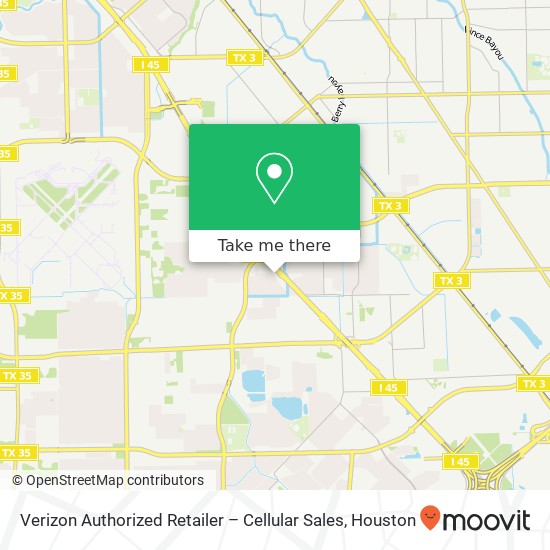 Verizon Authorized Retailer – Cellular Sales map