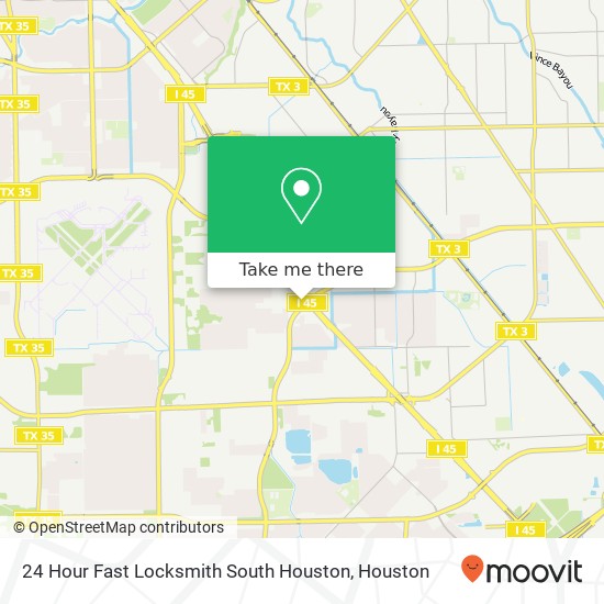 Mapa de 24 Hour Fast Locksmith South Houston