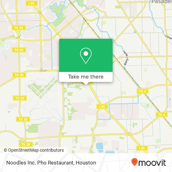 Noodles Inc. Pho Restaurant map