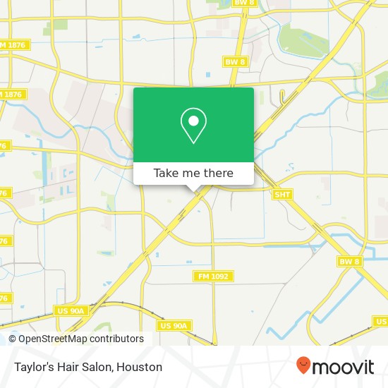 Taylor's Hair Salon map