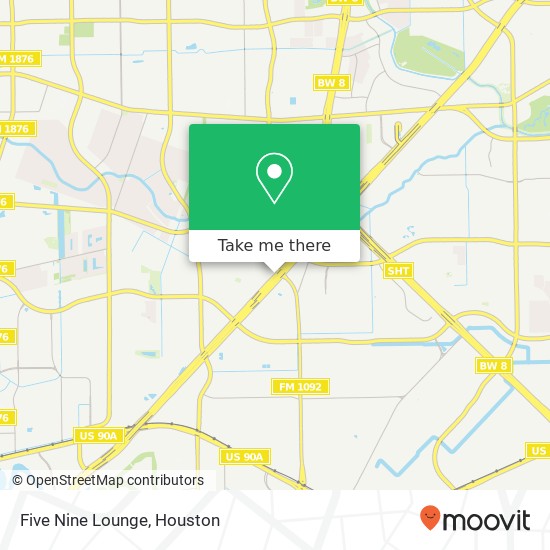 Five Nine Lounge map