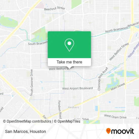 San Marcos map