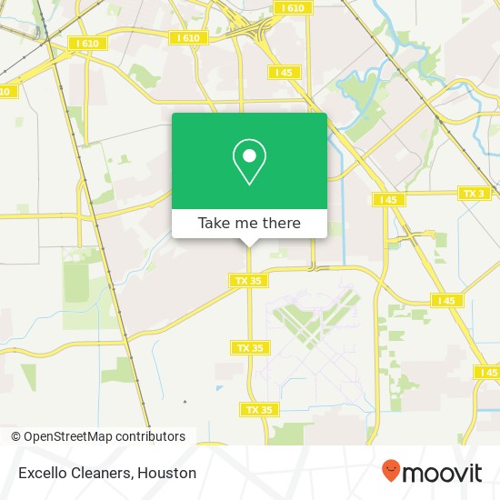 Excello Cleaners map