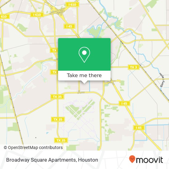 Mapa de Broadway Square Apartments