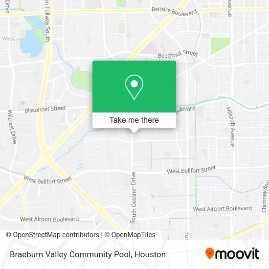 Mapa de Braeburn Valley Community Pool