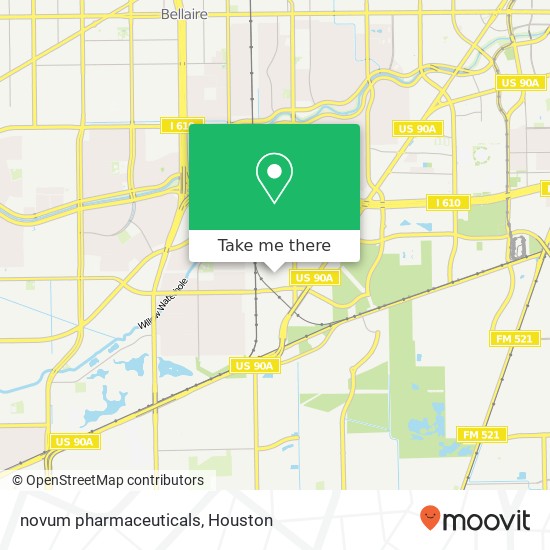 novum pharmaceuticals map