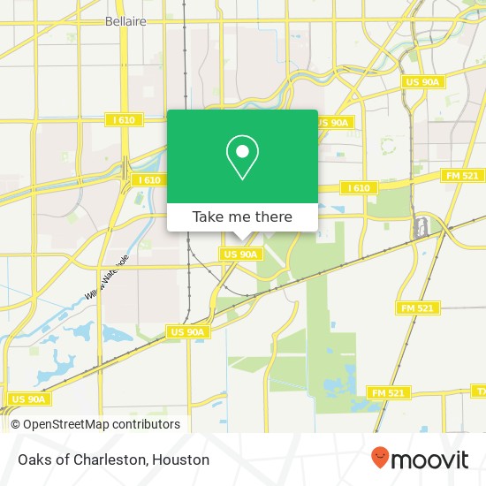 Oaks of Charleston map