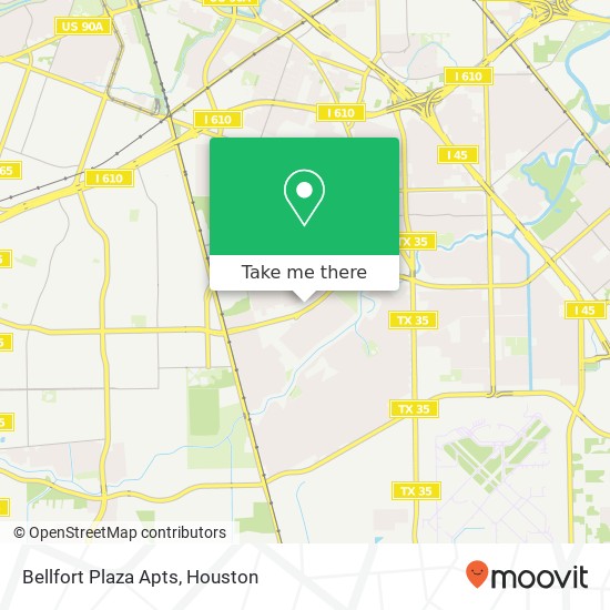 Mapa de Bellfort Plaza Apts